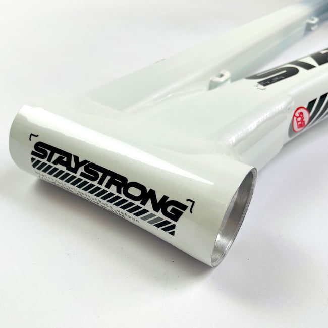 Stay Strong For Life V5 V-Brake  Alloy BMX Race Frame-White/Black - 3