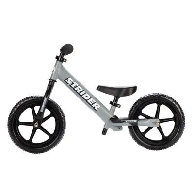 Strider Sport 12" Balance Push Bike-Matte Gray