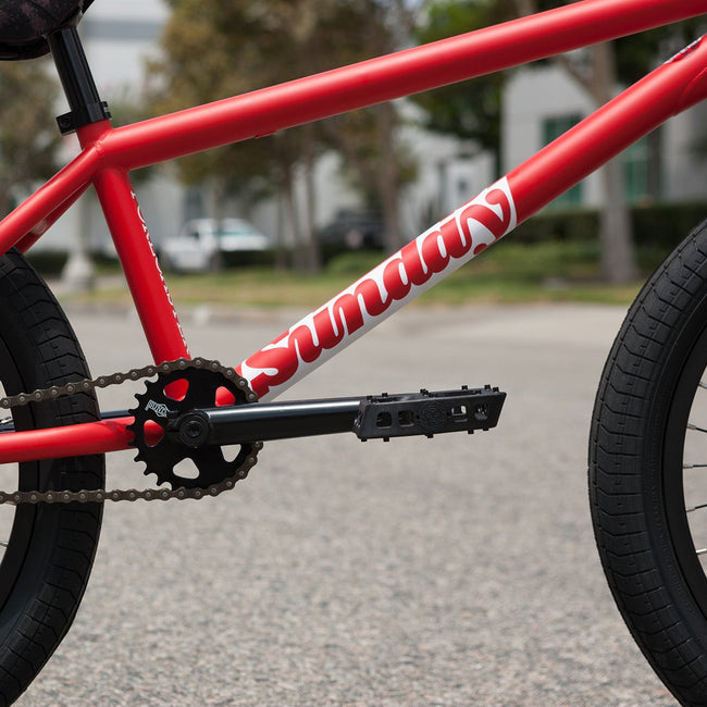 Sunday Forecaster 20.75&quot;TT BMX Bike-Brett Silva Signature-Matte Fire Engine Red - 7