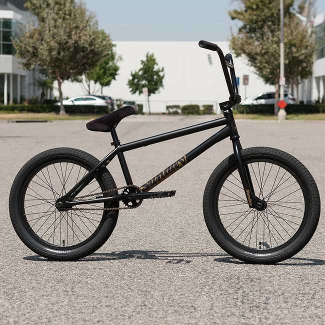 Sunday Forecaster RHD 21&quot;TT BMX Bike-Matte Black Broc Raiford Signature - 1