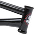 Sunday Soundwave V3 BMX Freestyle Frame-Rustproof Black with White/Red Stickers - 2