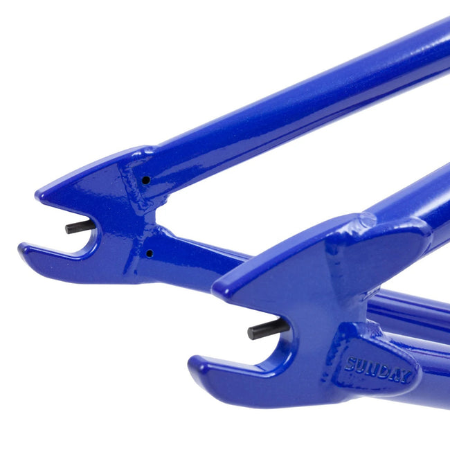 Sunday Street Sweeper BMX Freestyle Frame-Gloss Metallic Blue - 5