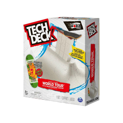 Tech Deck Build-A-Park World Tour P.F.K Skate Support Center-Santa Cruz Fingerboard