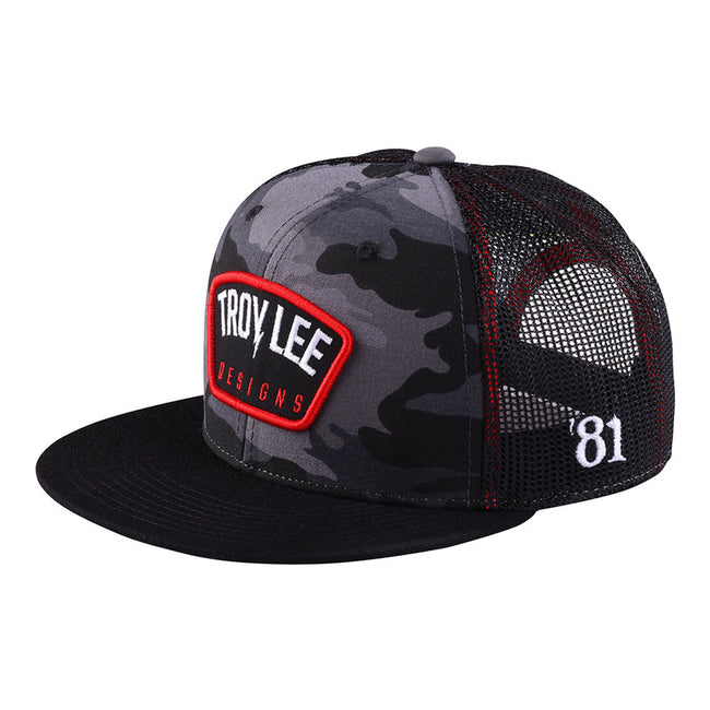 Troy Lee Designs Bolt Patch Trucker Snapback Hat-OSFM - 1