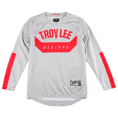 Troy Lee Designs Youth Flowline LS BMX Race Jersey-Aircore Cement