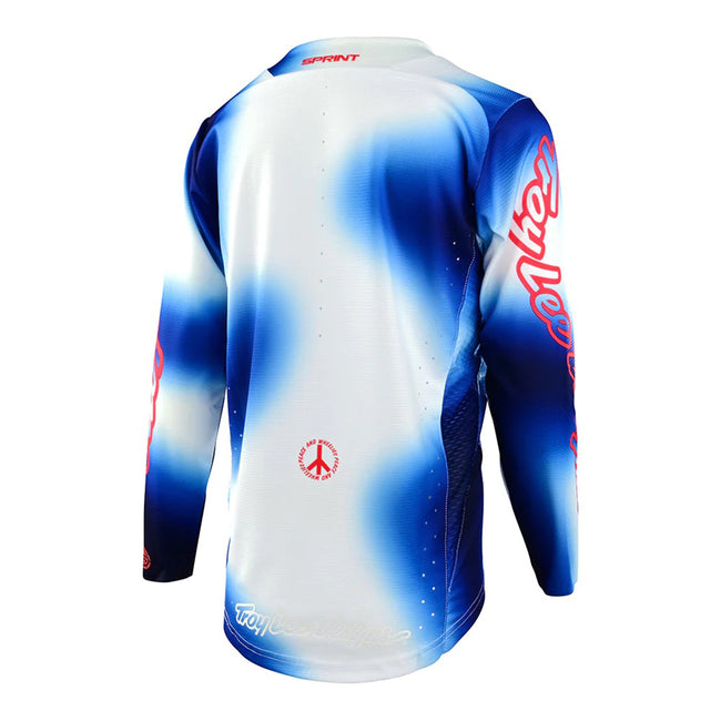 Troy Lee Youth Sprint BMX Race Jersey-Lucid Blue - 2