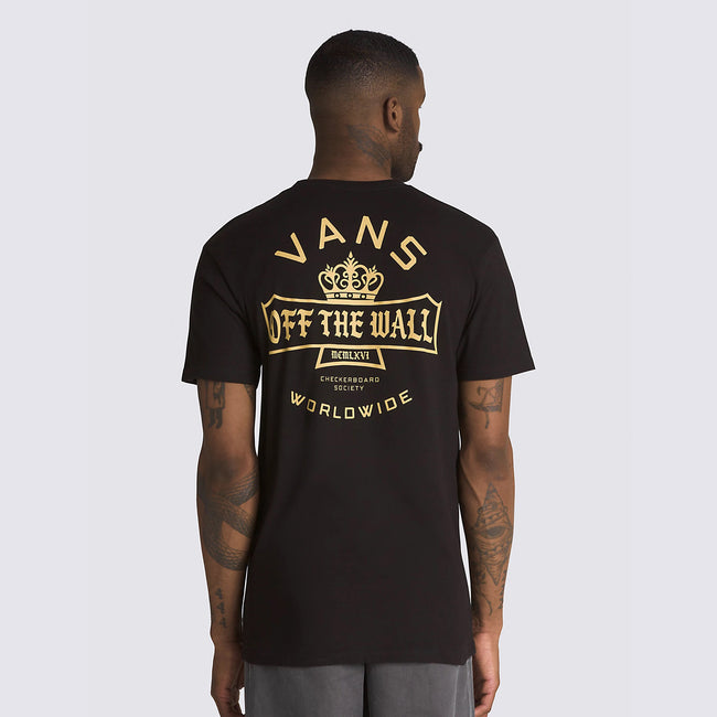 Vans Checkerboard Society T-Shirt-Black - 4