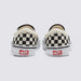 Vans Classic Slip-On Checkerboard Shoes-Black/Off White - 4