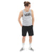 Vans Classic Tank Top-Athletic Heather/Black - 4