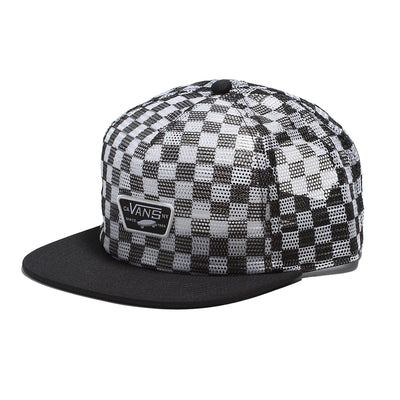 Vans Full Patch Mesh Trucker Hat-Black/White