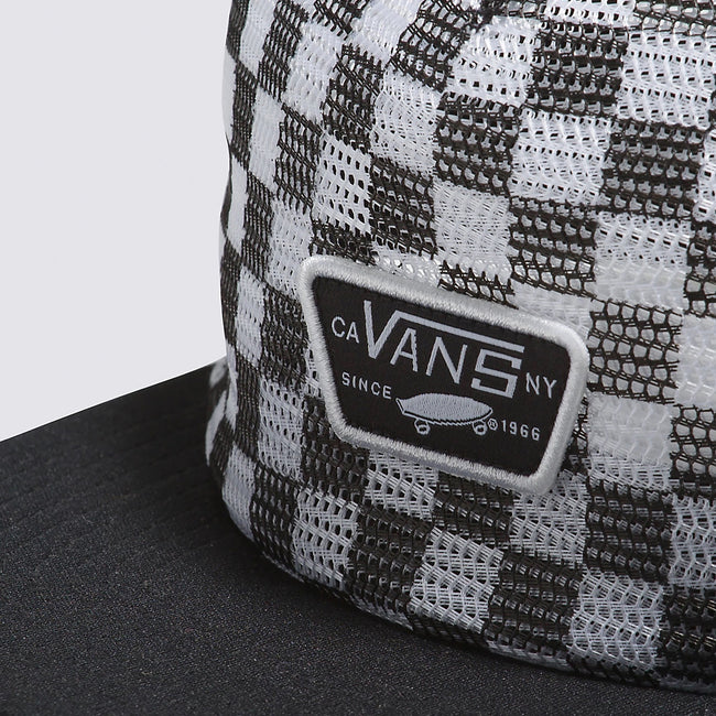 Vans Full Patch Mesh Trucker Hat-Black/White - 3