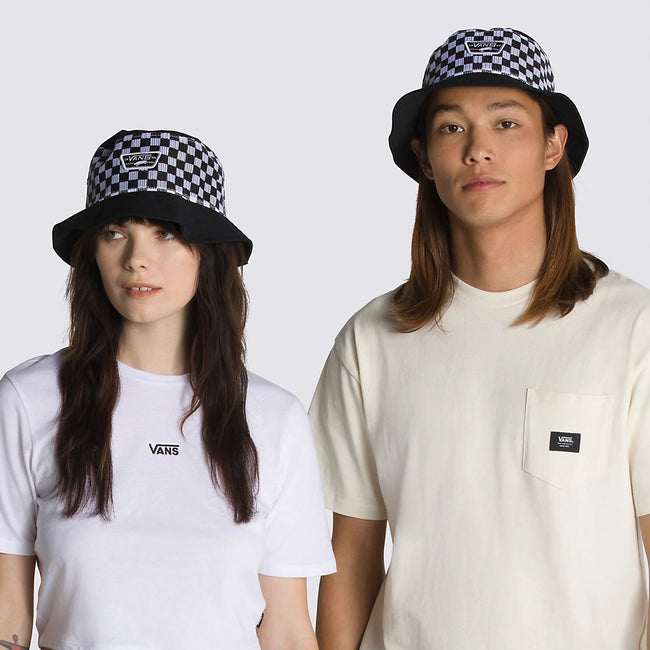 Vans Mesh Bucket Hat-Black/White - 4