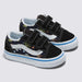 Vans Old Skool V Toddler Shoes-Glow Cosmic Zoo Blk/Blu - 2