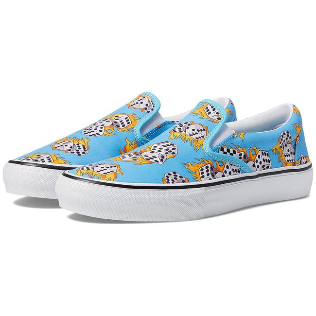 Vans Skate Slip-On Shoes-Synth Blue - 1