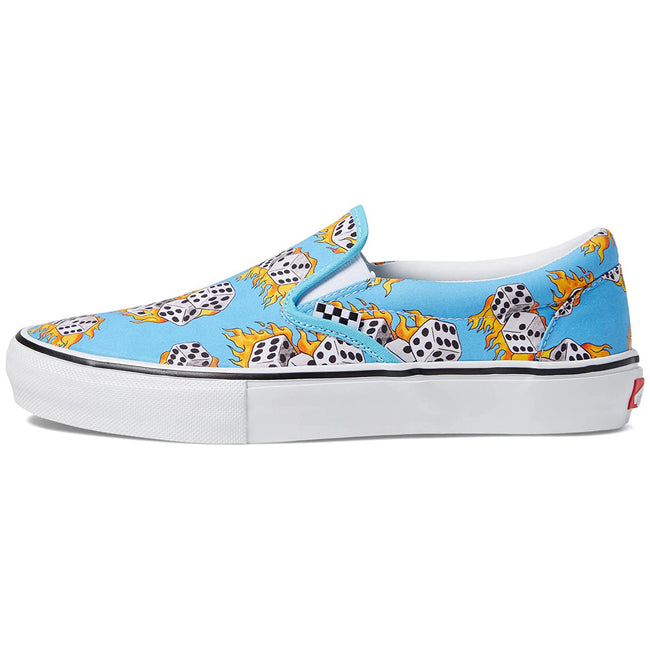 Vans Skate Slip-On Shoes-Synth Blue - 2