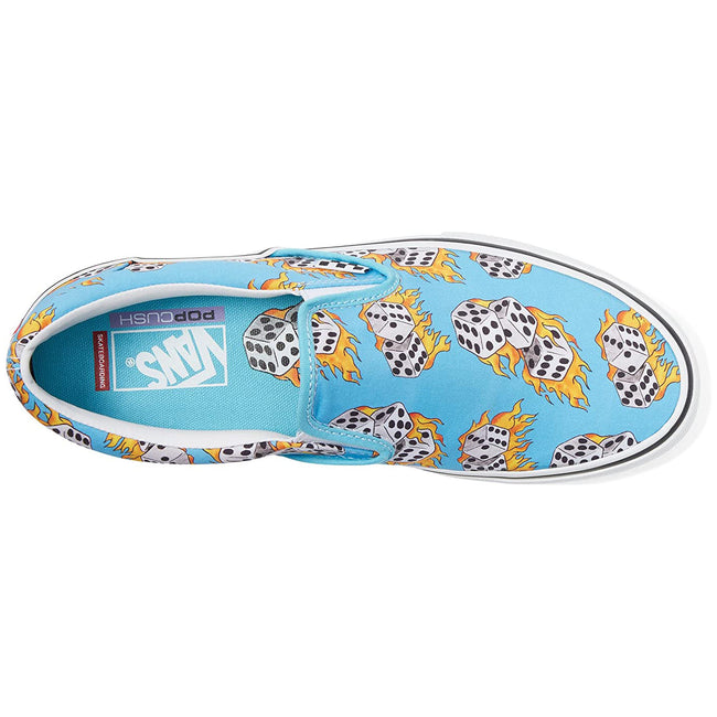 Vans Skate Slip-On Shoes-Synth Blue - 5