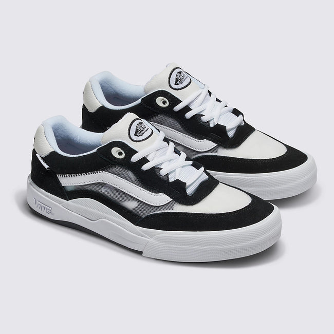 Vans Wayvee BMX Shoes-Black/True White - 2