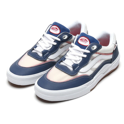 Vans Wayvee BMX Shoes-Navy/White/Red