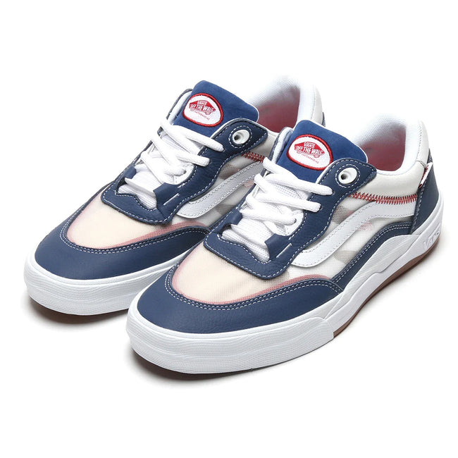 Vans Wayvee BMX Shoes-Navy/White/Red - 1