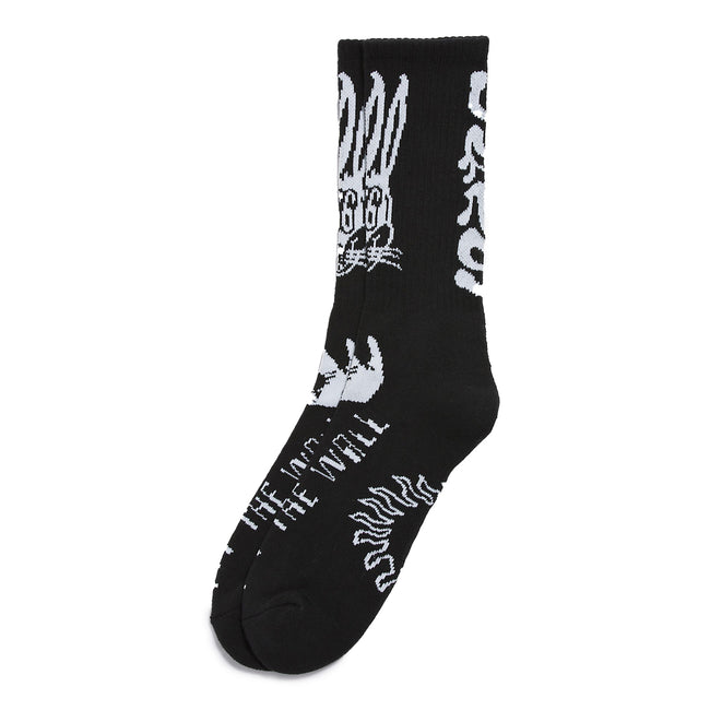 Vans Whammy Crew Socks-Black - 1