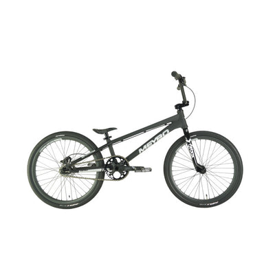 Meybo Patron Expert BMX Race Bike-Matte Black/Shiny Grey