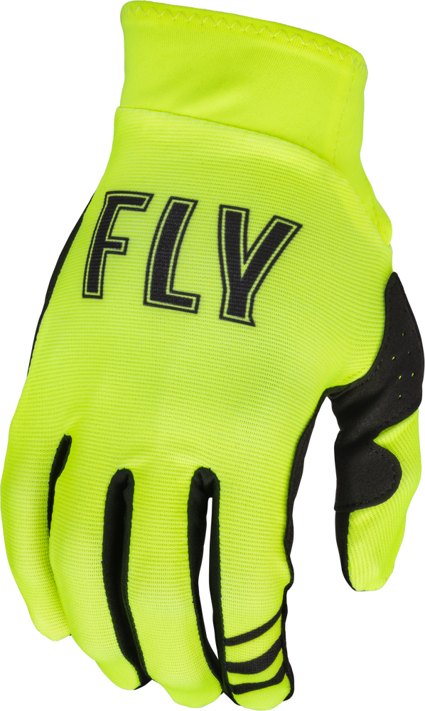 Fly Racing Lite BMX Race Gloves-Hi-Vis/Black - 3