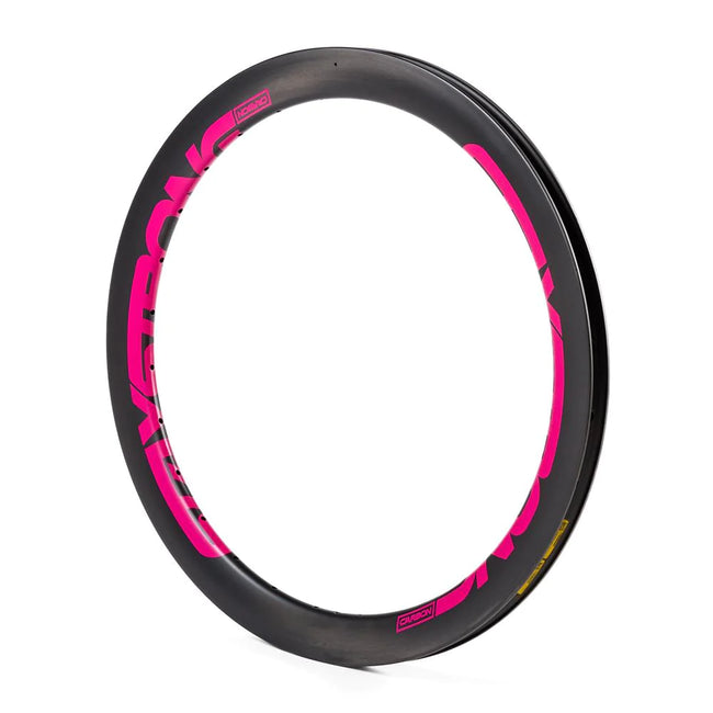 Stay Strong Reactiv 2 Expert Carbon BMX Rim-Front-Pink-20x1 3/8&quot; - 1