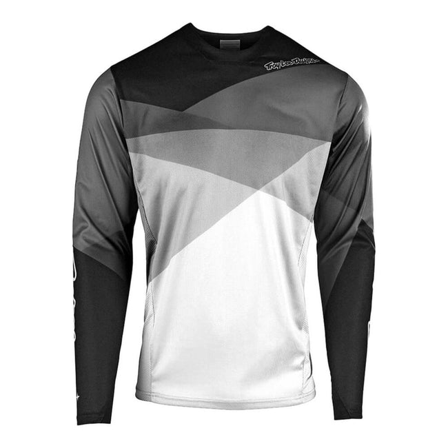 Troy Lee Designs 2019 Sprint Jet BMX Race Jersey-White/Grey - 1