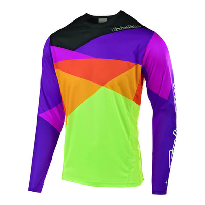 Troy Lee Designs 2019 Sprint Jet BMX Race Jersey-Orange/Purple