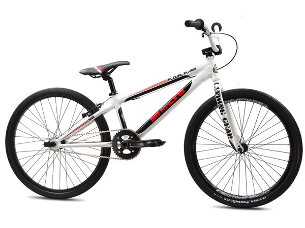 SE Racing Floval Flyer BMX Bike-White-Pro 24&quot; - 1