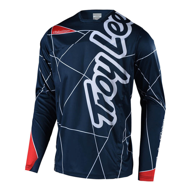 Troy Lee Sprint BMX Race Jersey-Metric-Navy/Red - 3