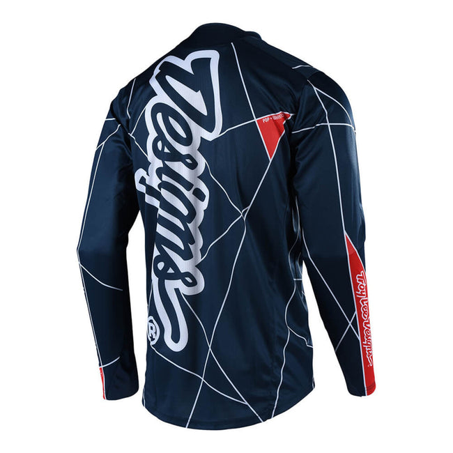 Troy Lee Sprint BMX Race Jersey-Metric-Navy/Red - 2