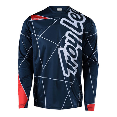 Troy Lee Sprint BMX Race Jersey-Metric-Navy/Red