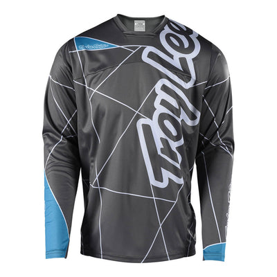 Troy Lee Sprint BMX Race Jersey-Metric-Gray/Ocean