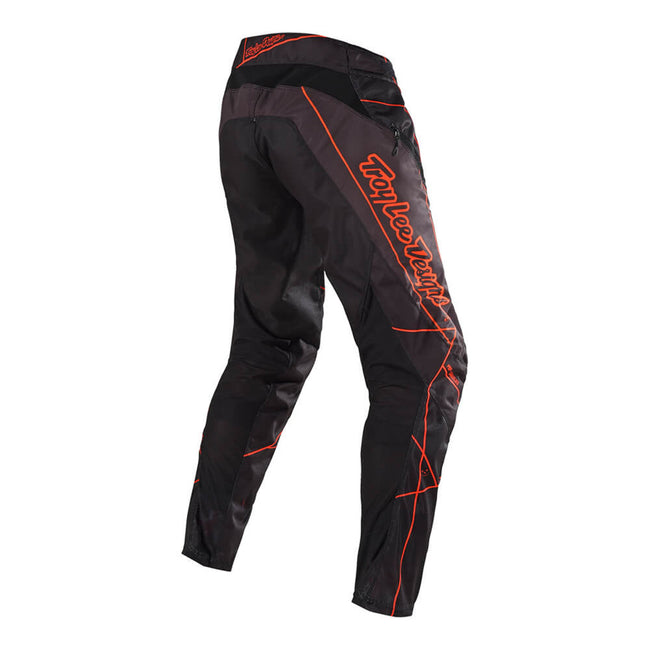 Troy Lee 2018 Sprint Pants - Metric - Black/Orange - 3