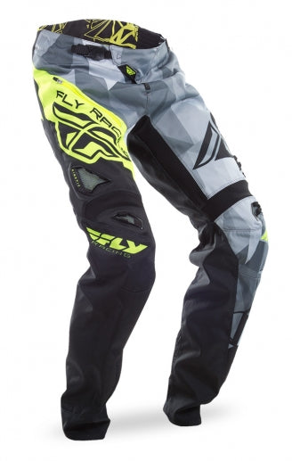 Fly Racing 2017 Kinetic Crux Bicycle Pants-Black/Hi-Vis