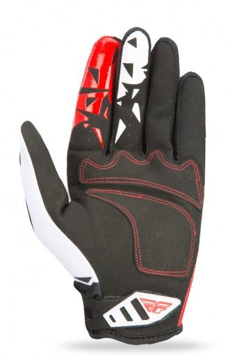 Fly Racing 2017 Kinetic Glove-Red/White - 3