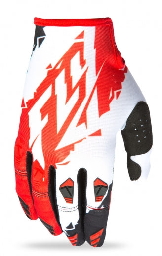 Fly Racing 2017 Kinetic Glove-Red/White - 1