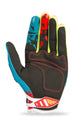 Fly Racing 2017 Kinetic Glove-Dark Teal/Red - 2