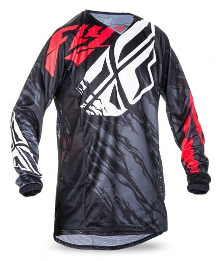 Fly Racing 2017 Relapse BMX Race Jersey-Black/Red - 1