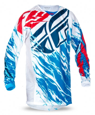 Fly Racing 2017 Relapse BMX Race Jersey-Red/White/Blue