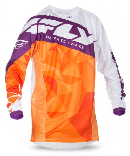 Fly Racing 2017 Kinetic Crux BMX Race Jersey-Orange/Purple - 1