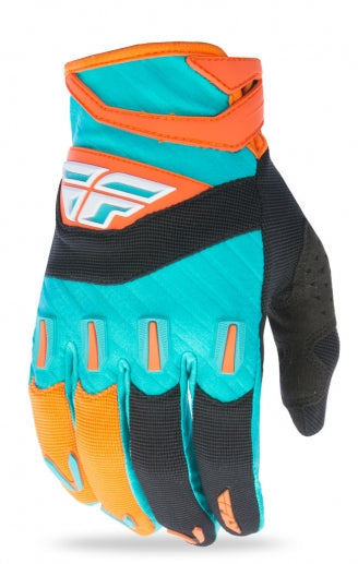 Fly Racing 2017 F-16 Gloves-Orange/Teal