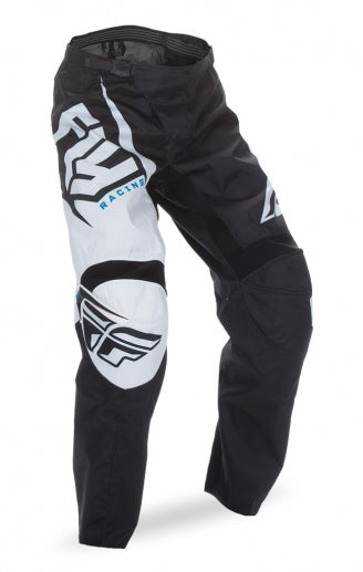 Fly Racing 2017 F-16 Pants-Black/White - 1