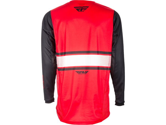 Fly Racing 2018 Kinetic Era BMX Race Jersey-Red/Black - 2