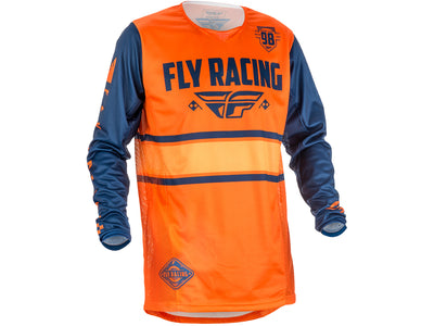 Fly Racing 2018 Kinetic Era BMX Race Jersey-Orange/Navy