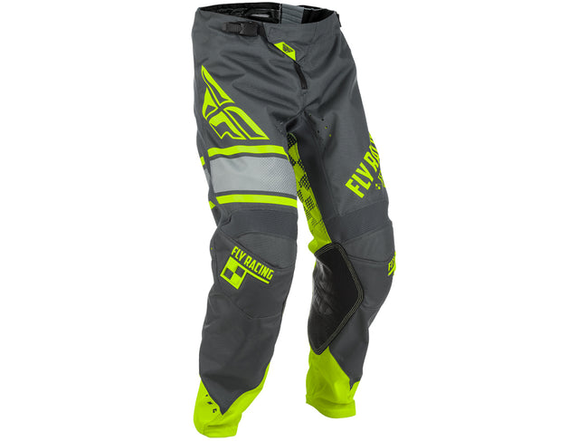 Fly Racing 2018 Kinetic Era Pant - Grey/Hi-Vis - 1