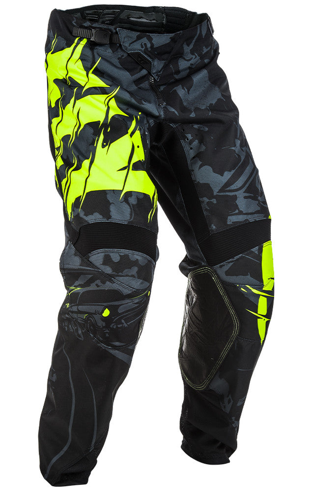 Fly Racing 2018 Kinetic Outlaw Pants - Black/Hi-Vis - 1