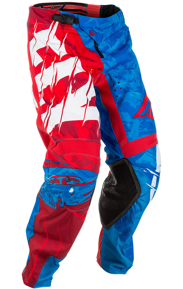 Fly Racing 2018 Kinetic Outlaw Pants - Red/Blue - 1