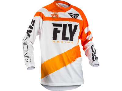 Fly Racing 2018 F-16 BMX Race Jersey-Orange/White